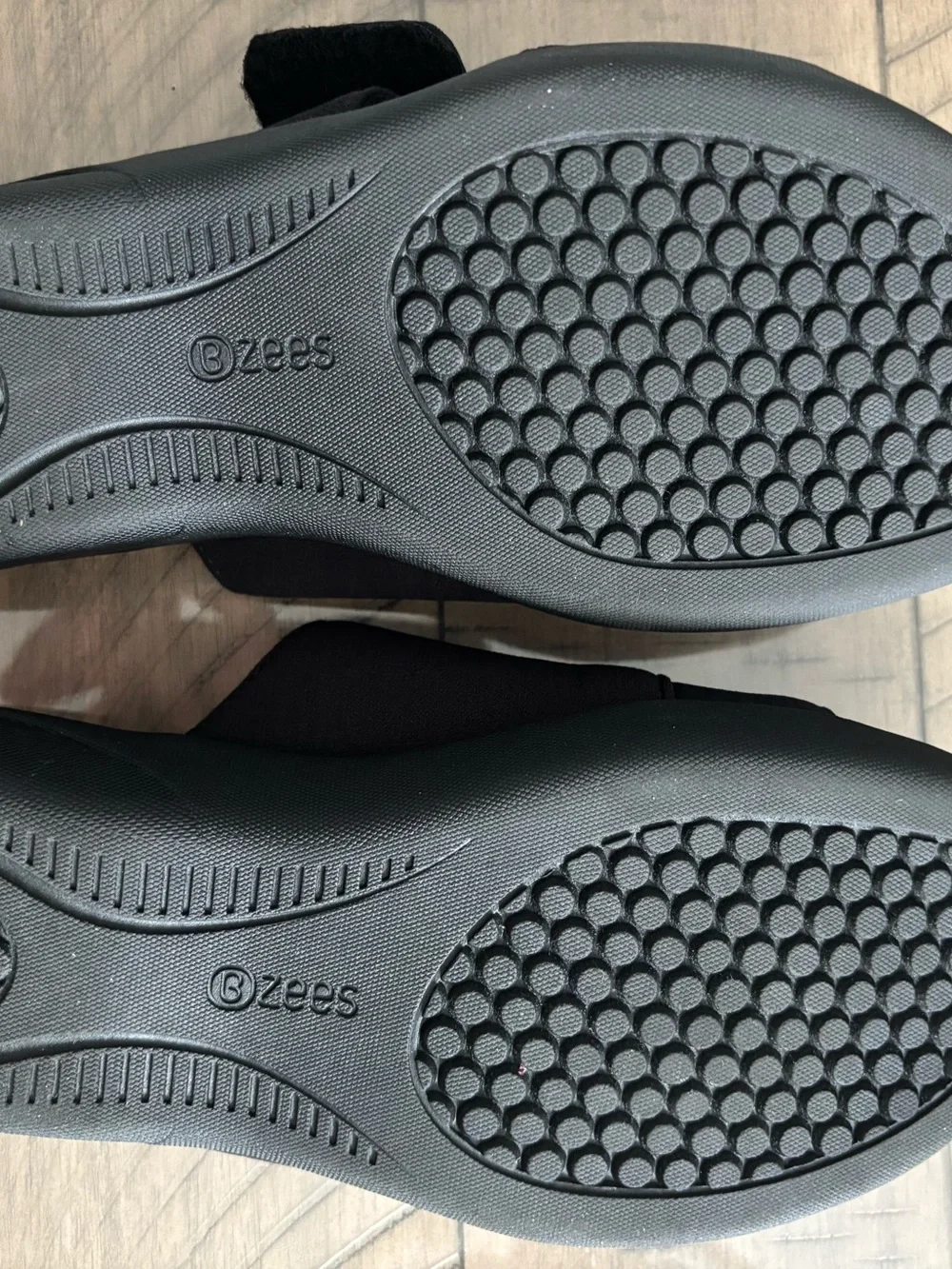 Bzees Adjustable Slide Sandal in Black - Women